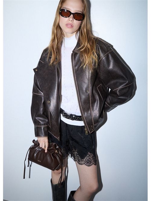 Bomber oversize in tessuto spalmato LIU JO | WF6194E1106/91419